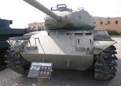 M41A3의 정면 클로즈업