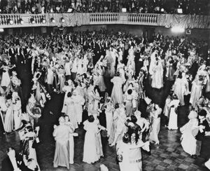 1930년대 뉴올리언스 시립 강당에서 열린 마디 그라 축제