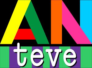자카르타로 스튜디오를 이전한 후 antv의 로고, 1994년부터 2003년까지 사용되었으며 ANteve로 표기되었다.