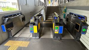 현재의 임시선 상행(난바 방면) 개찰구