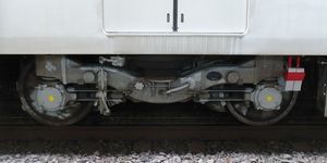 SS111형 동력 대차. SU 멘덴식 볼스터리스 대차