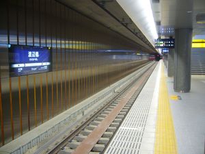 승강장 (2008년 10월)