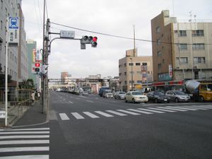 역 앞 풍경 (2007년 1월 12일)