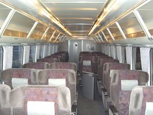 그린차 키로282형의 차내（당초 제조 시）