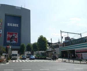 와세다 출구 로터리(2008년 8월)