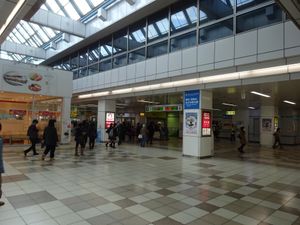 개찰구 안의 모습 (2016년 2월)