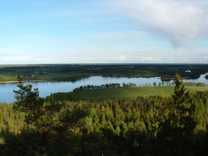 달슬란드의 전형적인 호수
