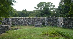 혼마루 방향에서 본 다이코고야구라다이와 신고야구라다이