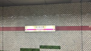 다니마치선 역명판