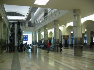 역 건물 내부 모습