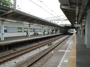 2009년 8월 승강장 모습