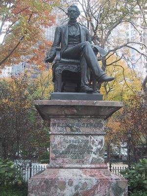 뉴욕시 매디슨 공원에 있는 수어드 동상