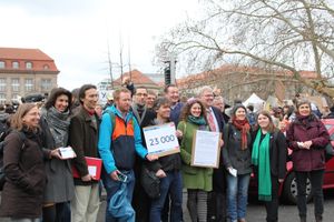  2019년 3월 15일 베를린 기후 행진에 참여한 독일 과학자들