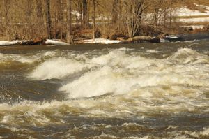 캐나다 온타리오 주 파켄햄에 있는 미시시피강의 급류