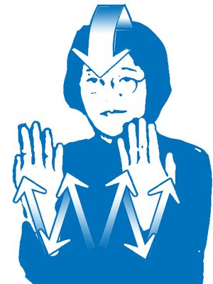 녹색, 동시에 끄덕임