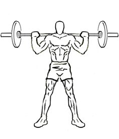 바벨 와이드 스탠스 스쿼트 시작