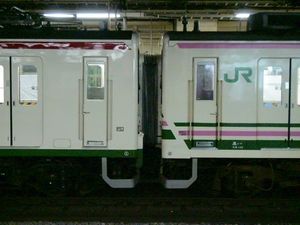 107계 0번대와 100번대로 연결된 운용도 실시되었다