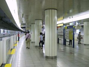 2008년 6월 후쿠토신선 승강장