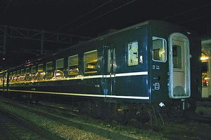 규다이 본선 보통 열차용으로 차장실 설치 개조가 시행된 12계 오하12형 객차