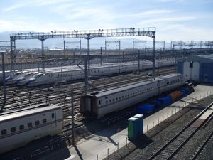 침수 후 해체를 기다리는 W7계