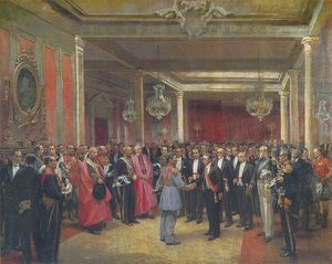 1921년 페루 정부 궁전 내부