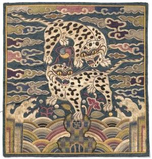 한국 흉배, 1850-1900, 빅토리아 & 앨버트 박물관 (no. FE.272-1995)