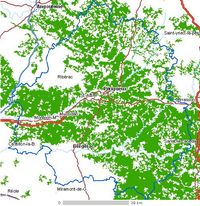 도르도뉴 주의 지도