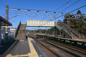 역 구내 과선교 (2021년 3월)