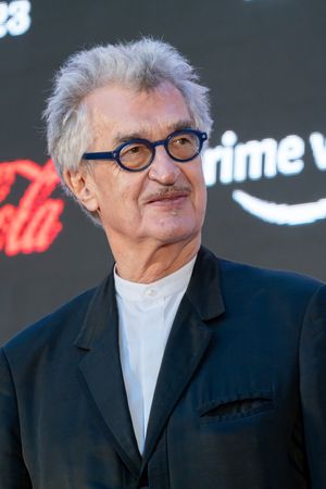 도쿄 국제 영화제에 등단한 감독 빔 벤더스 (2023년).