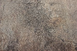 서기 1309년 캄필리 라야가 함피의 헤마쿠타 언덕 바위면에 새긴 고대 칸나다어 비문