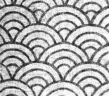 일본의 전통 문양의 대표적인 예＜세이카이하＞