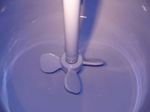 유리 라이닝 화학 반응기의 터보 믹서