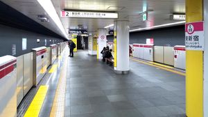 2019년 12월 도에이 오에도선 승강장