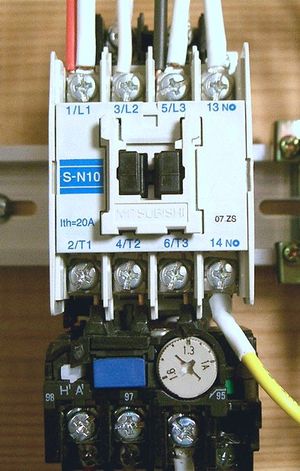 전자기 개폐기(전자 접촉기 + 열동식 과전류 릴레이)