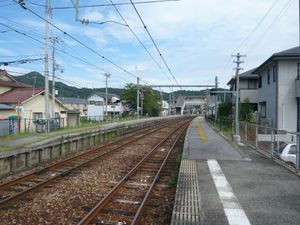 히메지 방면에서 바라본 승강장