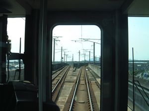 혼시비산선 델타선의 분기 부분