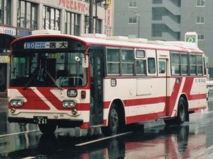 아사히카와 전기궤도 아사히카와역 앞