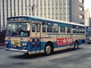 하코네 등산 철도(당시) 오다와라역 앞