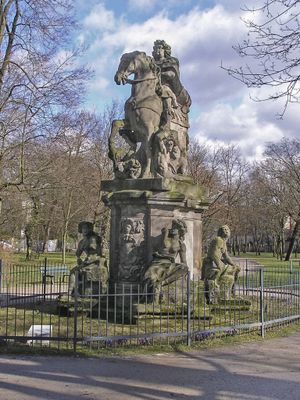 크리스티안 에른스트 변경백 기마상