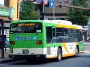 PKG-KV234L2 논스텝 버스 후면 (도쿄도 교통국)