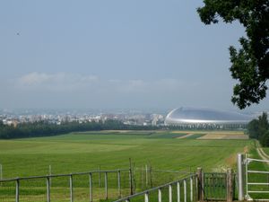 삿포로 돔 원경(2005년 8월)