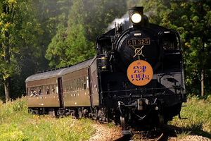 SL 아이즈타다미호로 다다미선을 주행하는 마오카 철도의 C11 325(2006년 10월 9일, 아이즈가모역 - 아이즈시오자와역 간)