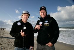 로비 나이시(왼쪽)와 비욘 던커벡(오른쪽)