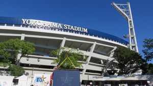 증축 이전의 요코하마 스타디움