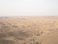 튀니지 남부의 사하라 사막